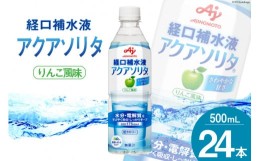 【ふるさと納税】アクアソリタ(R)　500mL×24本入 [株式会社 アールネクスト 富山県 朝日町 34310349] 水 経口補水液 水分補給 熱中症 対