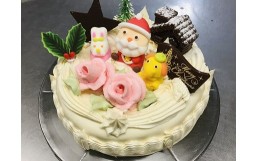 【ふるさと納税】【季節限定品】昔ながらのクリスマスバタークリームケーキ　0005-2401