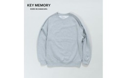 【ふるさと納税】《0》【KEYMEMORY 鎌倉】ガゼットトレーナー GRAY