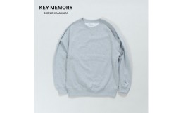 【ふるさと納税】《2》【KEYMEMORY 鎌倉】ガゼットトレーナー GRAY