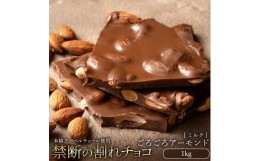 【ふるさと納税】割れチョコ ごろごろアーモンドミルク 1kg