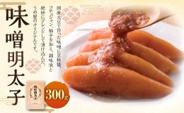 【ふるさと納税】味噌 明太子 300g