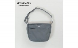 【ふるさと納税】【KEYMEMORY 鎌倉】ラージショルダーバッグ　GRAY