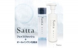 【ふるさと納税】メンズ コスメ Satta スキンケア セット 泡洗顔料＋オールインワン 化粧水 美容