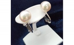 【ふるさと納税】あこや本真珠のイヤリング（8mm珠・スタッドタイプ・ホワイトピンクカラー）パール ネックレス ジュエリー アクセサリー
