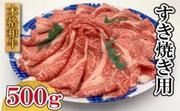 【ふるさと納税】阿波牛 牛肉 すき焼き 500g 黒毛和牛 焼肉 アウトドア キャンプ BBQ バーベキュー 徳島県 