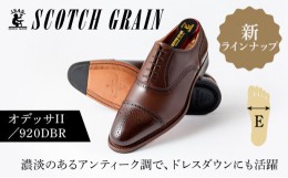 【ふるさと納税】スコッチグレイン紳士靴「オデッサII」NO.920 DBR　メンズ 靴 シューズ ビジネス ビジネスシューズ 仕事用 ファッション