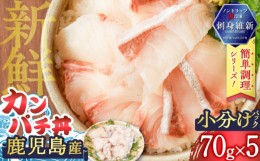 【ふるさと納税】鹿児島産　カンパチ丼　70g×5セット　K100-007