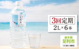 【ふるさと納税】【定期便3回】LDC自然の恵み天然水2L×6本　さわやかな飲み心地のやさしい軟水【 ミネラルウォーター 防災 防災食 防災