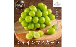 【ふるさと納税】＜秀品・JA全農やまなし＞山梨県産シャインマスカット 3房(約1.8kg)【1491128】