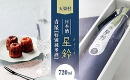 【ふるさと納税】日本酒「星鈴」特別純米酒 青星 720ml F21T-268