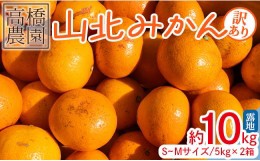 【ふるさと納税】家庭用 山北みかん5kg露地(Ｓ〜Ｍ)Ｂ品 小傷あり×2箱 (合計10kg) 高橋農園 - フルーツ 果物 くだもの 柑橘類 ミカン 蜜