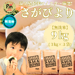 【ふるさと納税】CI451_【無洗米】さがびより９kg（３kg×３袋）