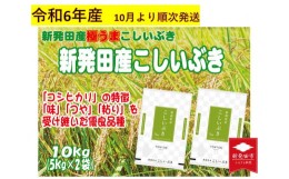 【ふるさと納税】令和6年産先行予約 新潟県産こしいぶき 5？×2 【 新潟県 新潟産 新潟米 新発田産 新発田 お米 米 こしいぶき とんとん