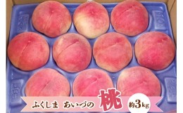 【ふるさと納税】桃 約3kg (季節の果物)｜2024年産 桃 もも フルーツ 果物 産直 会津産 数量限定 [0400]