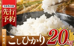 【ふるさと納税】令和6年産 新米 こしひかり 20kg （白米） 宮崎県産 |  ( ５kg × ４袋 ）米 こめ お米 おこめ 精米 白米 宮崎県 五ヶ瀬