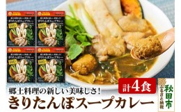 【ふるさと納税】きりたんぽスープカレー（1食分）×2個