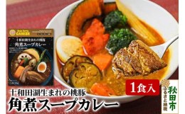 【ふるさと納税】桃豚角煮スープカレー（1食分）