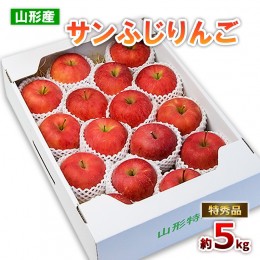 【ふるさと納税】山形のサンふじりんご 特秀品 約5kg(12〜20玉) FZ19-137