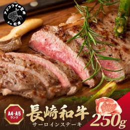 【ふるさと納税】【A4〜A5】長崎和牛サーロインステーキ 250g(250g×1枚)( 肉 牛肉 牛 長崎和牛 国産牛 サーロイン ステーキ ステーキ肉 