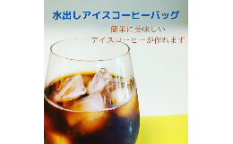 【ふるさと納税】水出しアイスコーヒーバッグ詰合せ