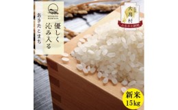 【ふるさと納税】〈 新米先行受付〉＜令和6年産＞秋田県産 あきたこまち 胚芽米 15kg(5kg×3袋)【1519322】