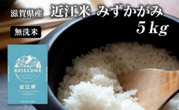 【ふるさと納税】令和5年産滋賀県豊郷町産　近江米 みずかがみ　無洗米　5kg