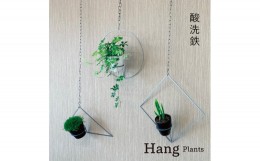 【ふるさと納税】GRAVIRoN Hang Plants シリーズ Triangle/Diamond/Round セット 酸洗鉄（プランツハンガー）