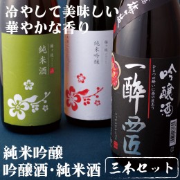 【ふるさと納税】C103p 純米吟醸・吟醸酒・純米酒 日本酒一升瓶3本