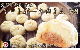 【ふるさと納税】【香り】【食感】【味】レンジOK！全てそろった肉汁あふれるヤマトポーク肉まん6個入