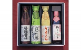 【ふるさと納税】【老舗】ぽん酢 梅ドレッシング 醤油 うすくち醤油 1箱（ギフト包装あり、紙袋1枚付き）美浜町 ※離島への配送不可