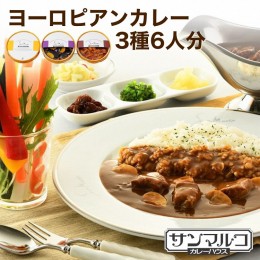 【ふるさと納税】カレーハウスサンマルコのヨーロピアンカレーセット 450ｇ（2人前）× 3個入り≪欧風 カレー 専門店 百貨店 ギフトセッ