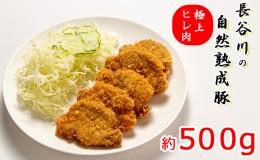 【ふるさと納税】極上ヒレ肉　約500g【コクのある旨味とジューシーさが特徴！！「長谷川の自然熟成豚」】