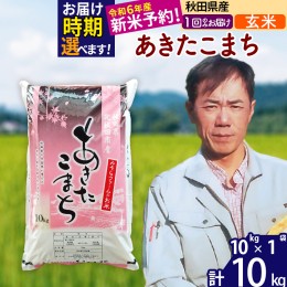 【ふるさと納税】※令和6年産 新米予約※秋田県産 あきたこまち 10kg【玄米】(10kg袋)【1回のみお届け】2024産 お米 みそらファーム