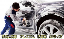 【ふるさと納税】手洗い洗車　プレミアム　洗車券　SSサイズ