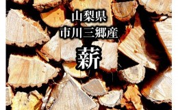 【ふるさと納税】【山梨県市川三郷町産】キャンプ・アウトレットに広葉樹乾燥薪10kg [5839-1574]