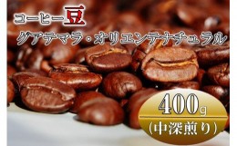【ふるさと納税】コーヒー豆(中深煎り)グアテマラ・オリエンテナチュラル 400g