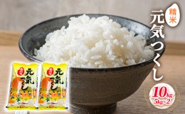 【ふるさと納税】米 10kg 元気つくし 5kg×2袋 精米 こめ コメ お米 白米