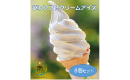 【ふるさと納税】『NHKサンドどっちマンツアーズ』でご紹介いただきました！ びわソフトクリームアイス8個セット mi0010-0009