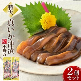 【ふるさと納税】真いか沖漬(LL) 2個セット 冷凍【ご飯のお供に酒の肴に】イカ おかず 加工品 珍味 [小野万 宮城県 気仙沼市 20562681]