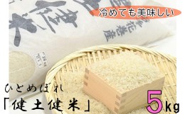 【ふるさと納税】岩手花巻産「健土健米」ひとめぼれ5kg 【051】