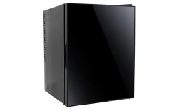 【ふるさと納税】40Lペルチェ式冷蔵庫ブラックガラスHH-RP2140GB