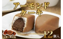 【ふるさと納税】アーモンドケーキ（12個入）｜ 焼菓子 お茶菓子 スイーツ 銘菓 スポンジ ココア チョコレート お取り寄せスイーツ お土