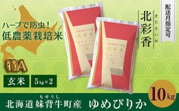 【ふるさと納税】B010 令和６年産 妹背牛産新米【北彩香（ゆめぴりか）】玄米10kg 11月発送