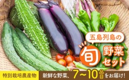 【ふるさと納税】旬の野菜セット（7-10品目10kg未満）野菜 やさい 詰め合わせ セット五島市/やぁしゃ便 [PBG003]