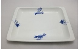 【ふるさと納税】【伊万里焼】ブルーレースパン皿 H389