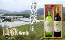 【ふるさと納税】和食に合うワイン　丹波ワイン「山雀（やまがら）」セット【 国産ワイン 赤ワイン 白ワイン ワイン 】　[017SA002]