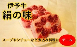 【ふるさと納税】★希少部位・数量限定★ 伊予牛絹の味  テール 約1Kg (冷凍)