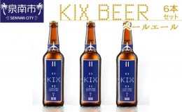 【ふるさと納税】KIX BEER ペールエール6本セット【053D-012】