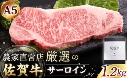 【ふるさと納税】【霜降り A5ランク】佐賀牛 サーロイン ステーキ 1.2kg (300g×4枚) 牛肉 サーロインステーキ サーロイン 焼肉 さーろい